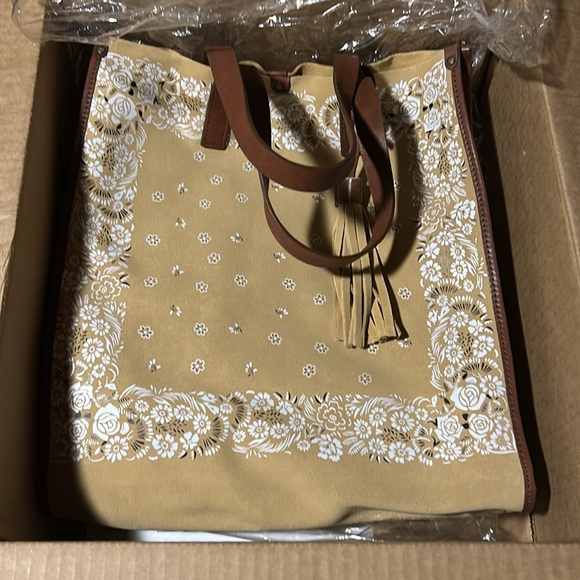 Sundance Sheridan Bandana Tote Bag BNWT - Picture 4 of 6